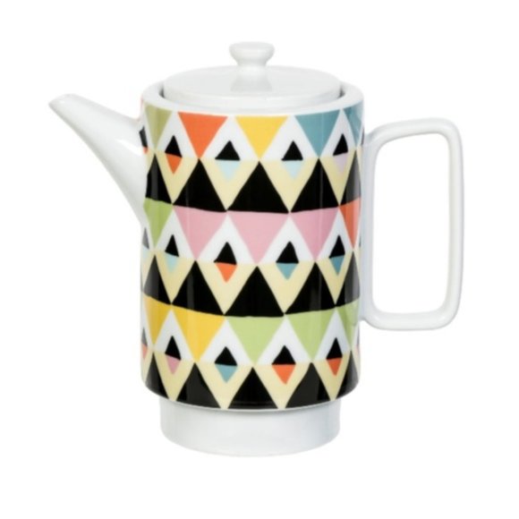 Mid Century Patterned Viva Tea Pot - Picture 4 of 4